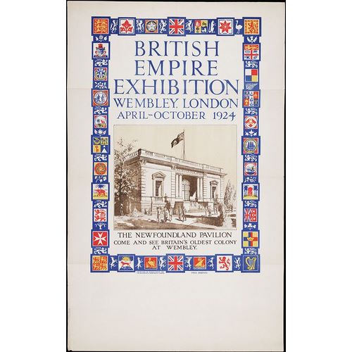 Worlds Fair Posters 아티스트의 British Empire Exhibition-1924-Newfoundland작품입니다.