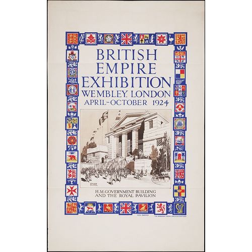 Worlds Fair Posters 아티스트의 British Empire Exhibition-1924-Royal Pavillion작품입니다.
