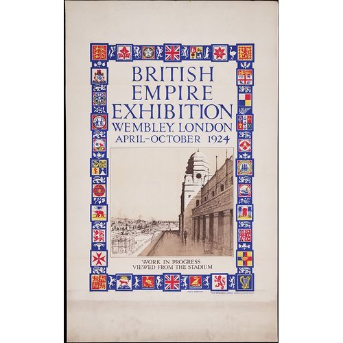 Worlds Fair Posters 아티스트의 British Empire Exhibition-1924-Wembley작품입니다.