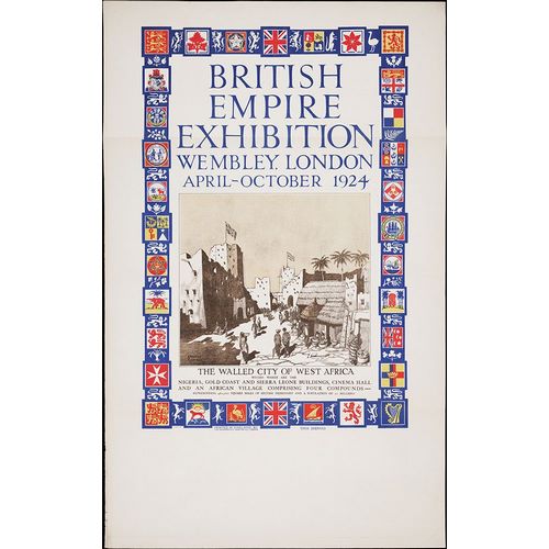 Worlds Fair Posters 아티스트의 British Empire Exhibition-1924-West Africa작품입니다.