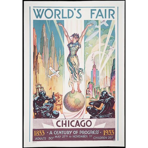 Worlds Fair Posters 아티스트의 Chicago-1933-Lady작품입니다.