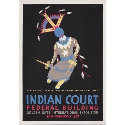 Worlds Fair Posters 아티스트의 San Francisco-1939-Apache Devil Dancer-Arizona작품입니다.