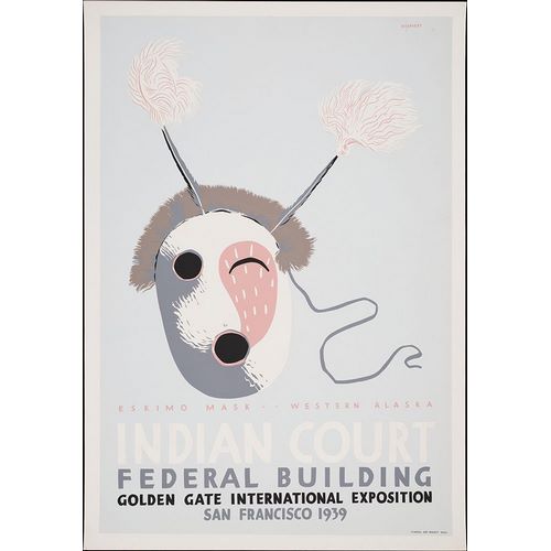 Worlds Fair Posters 아티스트의 San Francisco-1939-Eskimo Mask Western Alaska작품입니다.