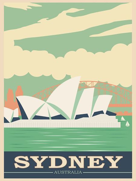 Vintage Travel Posters 아티스트의 Australia Sydney Poster작품입니다.