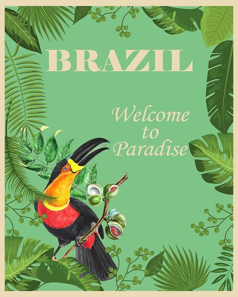 Vintage Travel Posters 아티스트의 Brazil Travel Poster작품입니다.