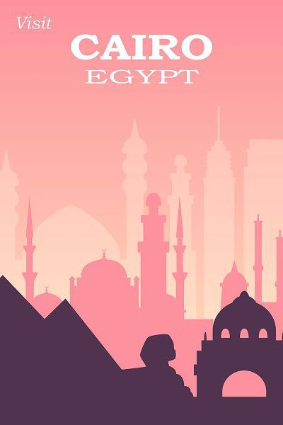 Vintage Travel Posters 아티스트의 Cairo Travel Poster작품입니다.
