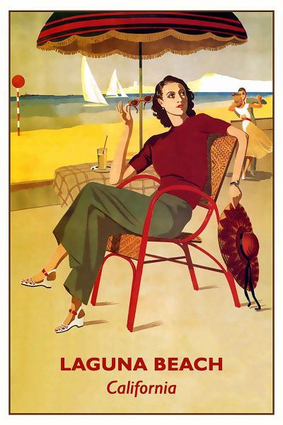 Vintage Travel Posters 아티스트의 Laguna Beach-California Vintage Travel작품입니다.