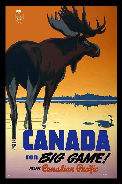 Vintage Travel Posters 아티스트의 Canada Big Game Hunting Poster작품입니다.