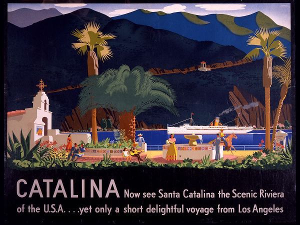 Vintage Travel Posters 아티스트의 Catalina Travel Poster작품입니다.