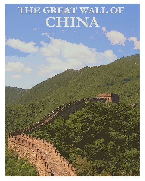 Vintage Travel Posters 아티스트의 China The Great Wall Travel Poster작품입니다.