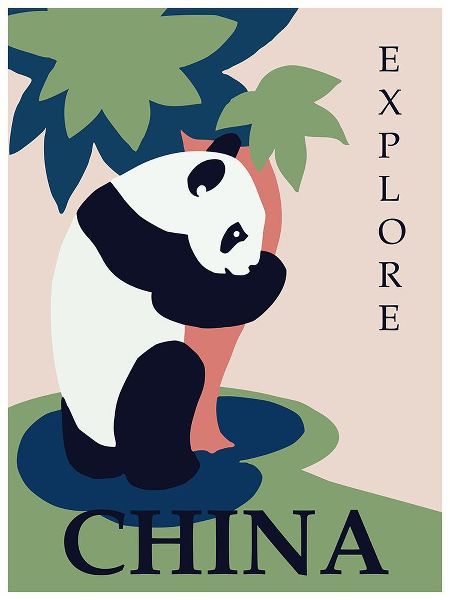 Vintage Travel Posters 아티스트의 China Panda Travel Poster작품입니다.