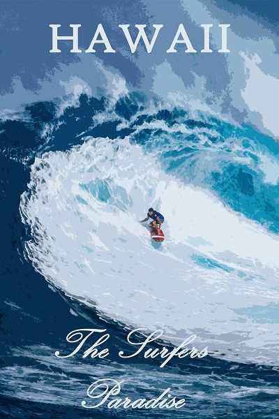 Vintage Travel Posters 아티스트의 Hawaii Surfer Poster작품입니다.