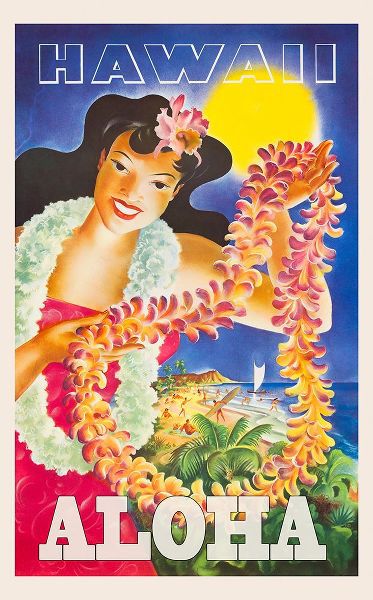 Vintage Travel Posters 아티스트의 Hawaii Travel Poster작품입니다.