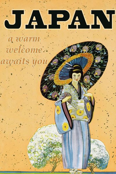 Vintage Travel Posters 아티스트의 Japanese Geisha Travel Poster작품입니다.
