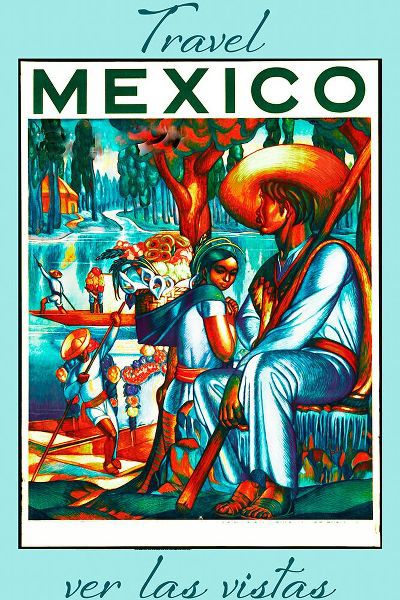 Vintage Travel Posters 아티스트의 Mexico Travel Poster작품입니다.