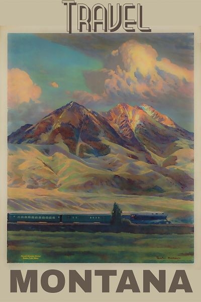 Vintage Travel Posters 아티스트의 Montana Vintage Poster작품입니다.