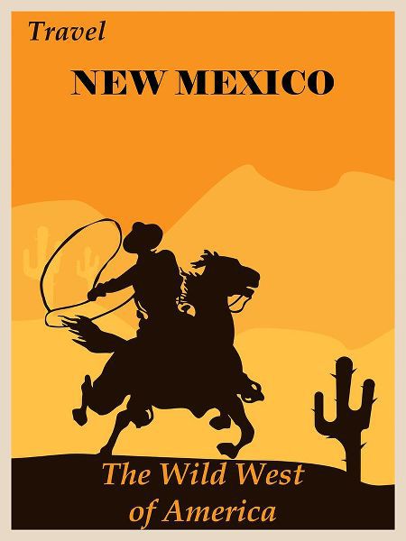 Vintage Travel Posters 아티스트의 New Mexico Travel Poster작품입니다.