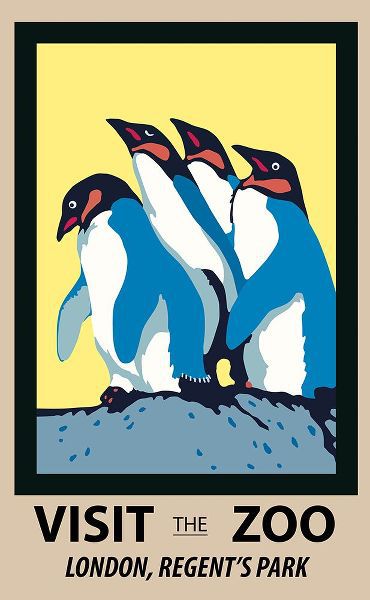 Vintage Travel Posters 아티스트의 Penguins Zoo Poster작품입니다.