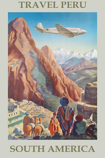 Vintage Travel Posters 아티스트의 Peru Travel Poster작품입니다.