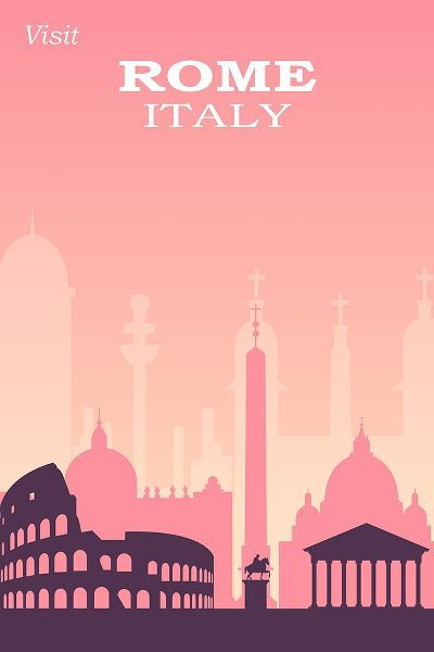 Vintage Travel Posters 아티스트의 Rome Travel Poster작품입니다.