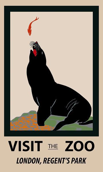 Vintage Travel Posters 아티스트의 Sea Lion Zoo작품입니다.