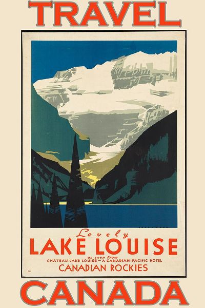 Vintage Travel Posters 아티스트의 Travel Canada Lake Louise작품입니다.