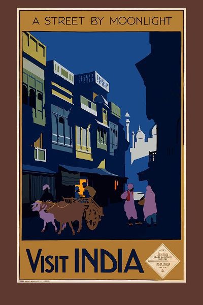 Vintage Travel Posters 아티스트의 Travel India Vintage Poster작품입니다.