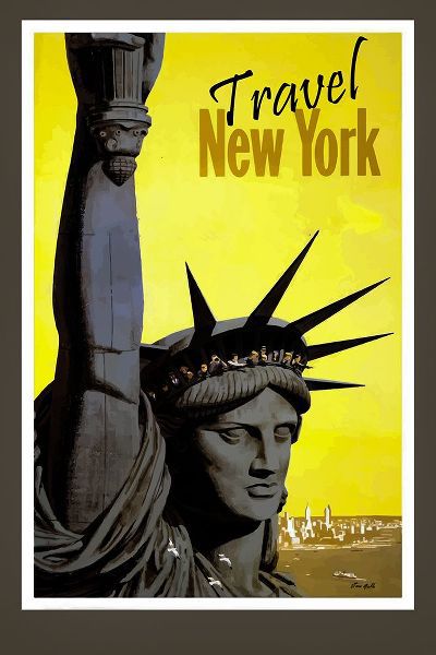 Vintage Travel Posters 아티스트의 Travel New York Vintage Poster작품입니다.