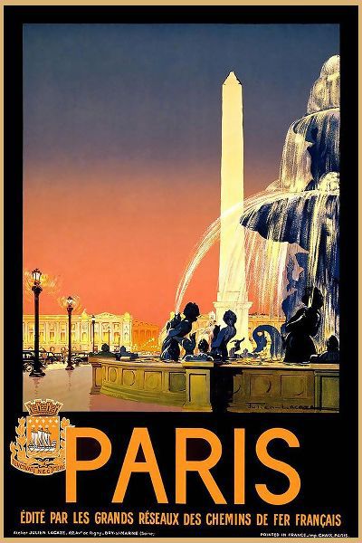 Vintage Travel Posters 아티스트의 Travel Poster Paris작품입니다.
