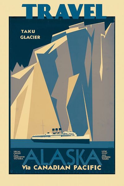 Vintage Travel Posters 아티스트의 Alaska Vintage Travel Poster작품입니다.