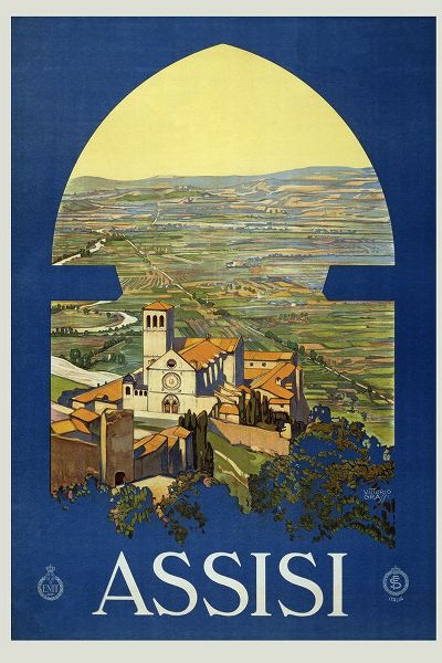Vintage Travel Posters 아티스트의 Assisi Vintage Travel Poster작품입니다.