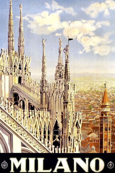 Vintage Travel Posters 아티스트의 Vintage Milano Poster작품입니다.