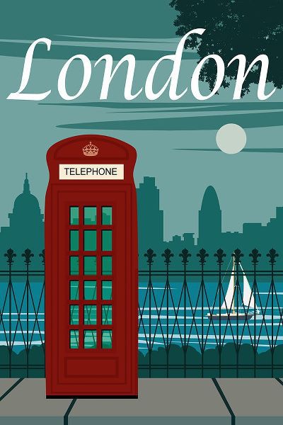 Vintage Travel Posters 아티스트의 London Vintage Travel Poster작품입니다.