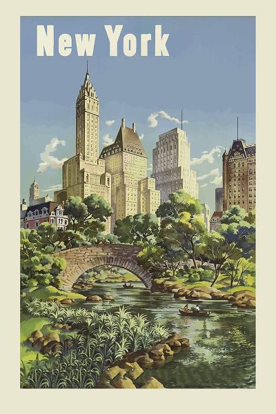 Vintage Travel Posters 아티스트의 Vintage Travel Poster New York작품입니다.