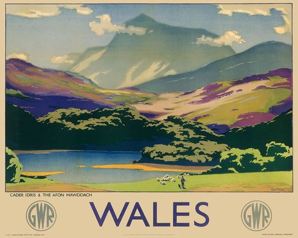 Vintage Travel Posters 아티스트의 Wales Travel Poster작품입니다.