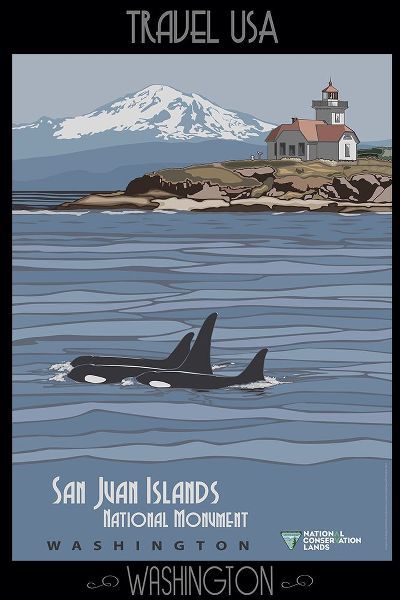 Vintage Travel Posters 아티스트의 San Juan Islands Washington USA작품입니다.
