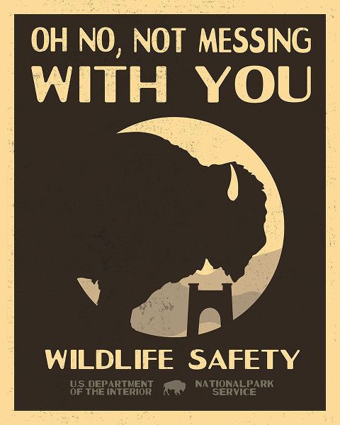 Vintage Travel Posters 아티스트의 Wildlife Safety Poster작품입니다.