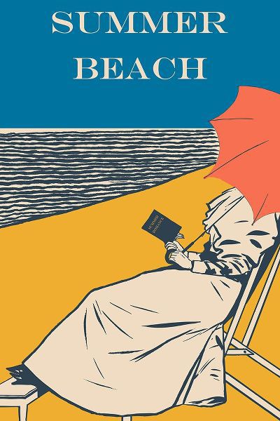 Vintage Travel Posters 아티스트의 Women Reading on Beach작품입니다.
