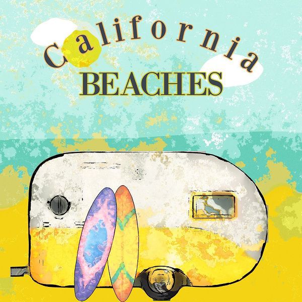 Vintage Travel Posters 아티스트의 California Beaches작품입니다.