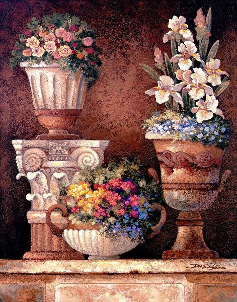 Lee, James 아티스트의 Victorian Blossoms II 작품