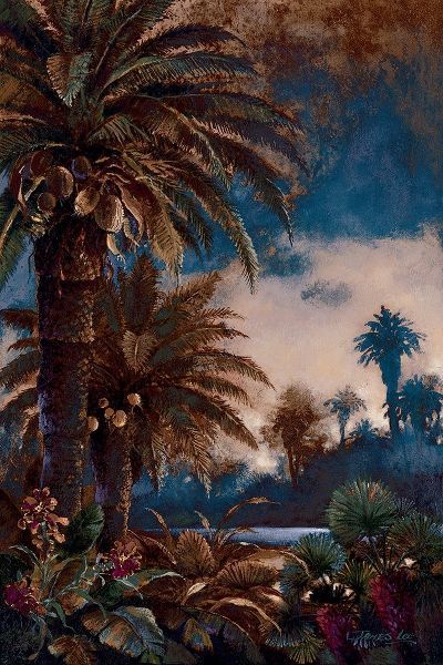 Lee, James 아티스트의 Tropical Palms I 작품