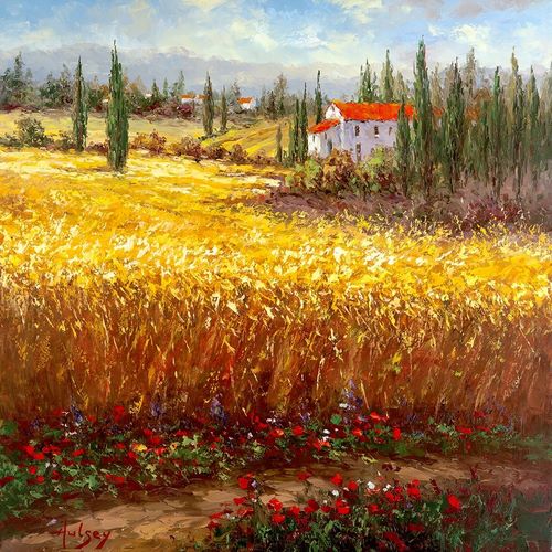 Hulsey 아티스트의 Tuscan Wheat Field 작품