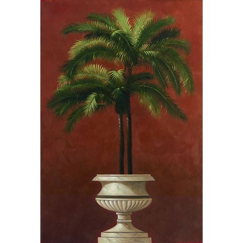 Welby 아티스트의 Potted palm in Red III 작품