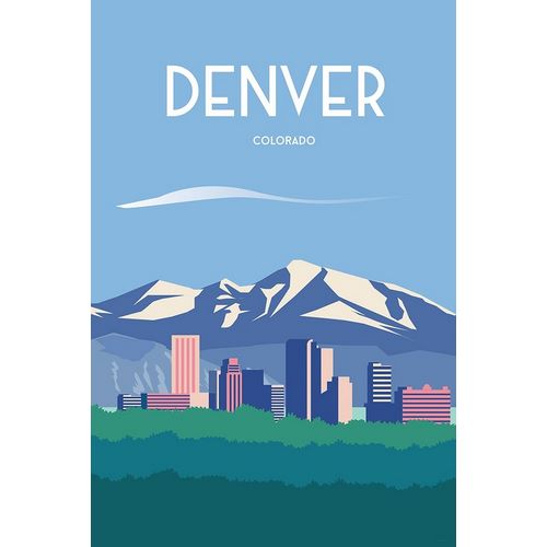 Denver travel poster