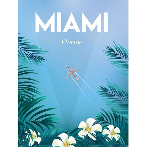 Miami travel poster