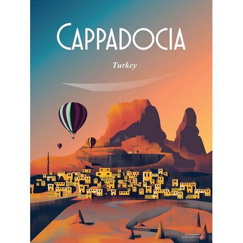 cappadocia turkey travel poster