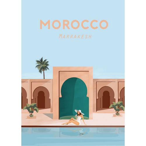 moroco travel poster