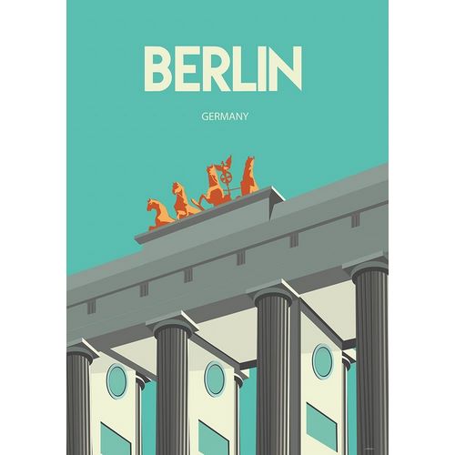 Berlin travel poster