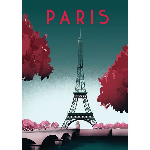 paris travel poster
