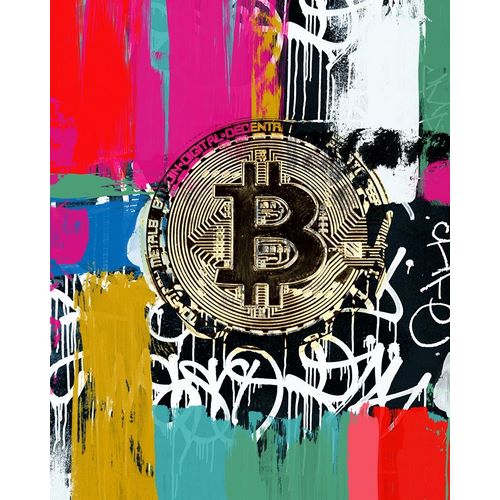 Crypto Currency Bitcoin Graffiti I